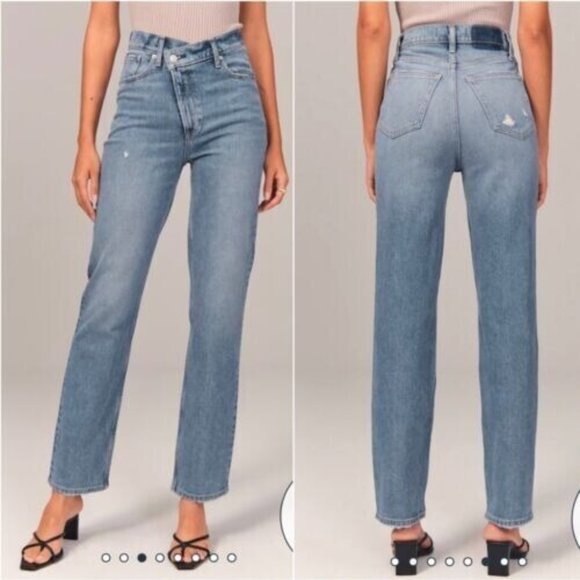 Abercrombie & Fitch | Jeans | Abercrombie Fitch 8s 29 The 9s Straight Ultra High Rise Criss 